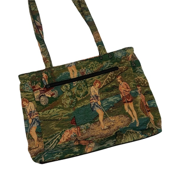 Vintage Handbags - Vintage Marlo Spot Golf Accessories Tote Bag